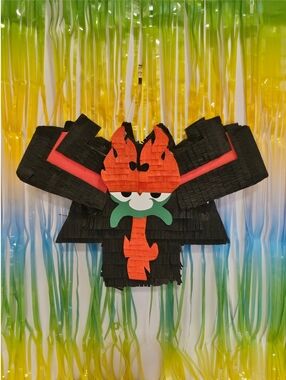 Mini Handmade Aku Samurai Jack Piñata Party Favors, Decoration, Gift Basket Idea